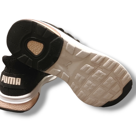 PUMA Black White ELECTRON STREET SNEAKER Size 8 - Picture 5 of 10